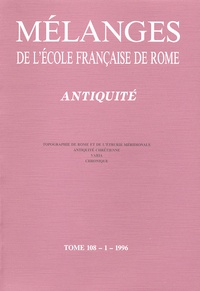 Mélanges de l'Ecole française de Rome Tome... de Jean-Pierre Guilhembet -  Livre - Decitre