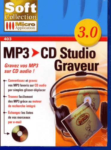MP3 CD Studio Graveur 3.0. CD-ROM de Collectif - Livre - Decitre
