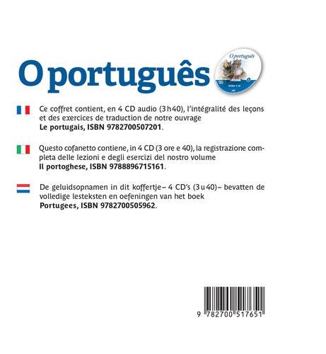 O Português  4 CD audio