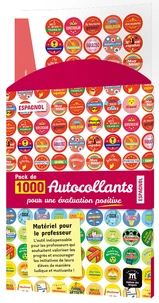 Pack de 1 000 autocollants pour une évaluation positive Espagnol