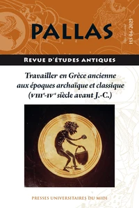 Travailler en Grèce ancienne aux époques archaïque et classique (VIIIe-IVe siècle avant J.-C.)