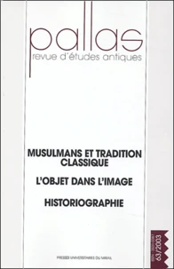 Musulmans et tradition classique, L'objet dans l'image, Historiographie