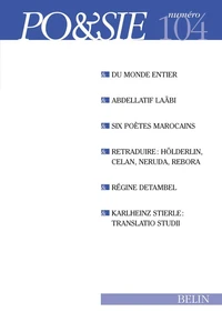 Po&sie N° 104 3ème trimestre 2003