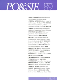 Po&sie N° 89