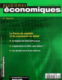 Philippe d' Arvisenet et Philippe Marchat - Problèmes économiques N° 2827 15 octobre 2 : Le Pacte de stabilité et de croissance en débat.