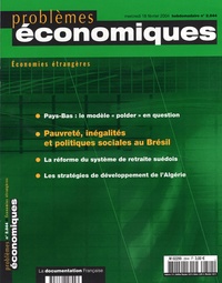 Jérôme Sgard et Florent Masson - Problèmes économiques N° 2844 mercredi 18 : Pauvreté, inégalités et politique sociales au Brésil.