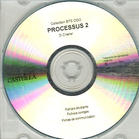 D Chanel - Processus 2 BTS CGO - CD-ROM.