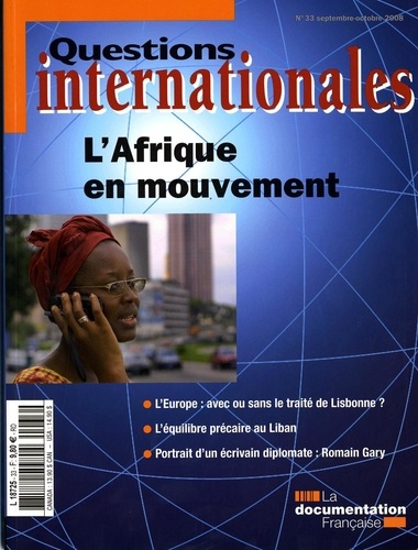 Serge Sur - Questions internationales N° 33, septembre-oct : L'Afrique en mouvement.