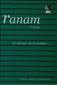 Jean-Jacques Chardin et Christian Civardi - Ranam N° 33/2000 : Le discours de la victime.