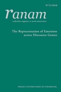 Elena Albu et Ellen Carter - Ranam N° 51/2018 : The Representation of Emotions across Discourse Genres.
