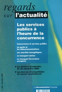 Les services publics à l'heure de la concurrence