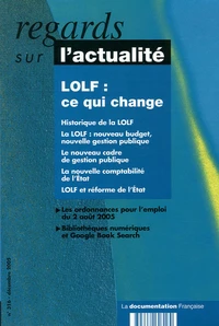 LOLF : ce qui change