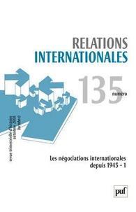 Les négociations internationales depuis 1945