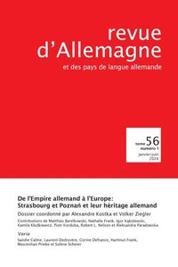 De l’Empire allemand à l’Europe : Strasbourg et Poznań et leur héritage allemand