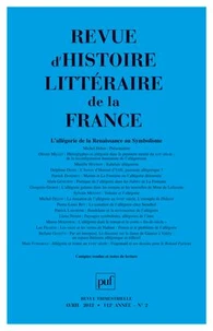Lallégorie de la Renaissance au Symbolisme