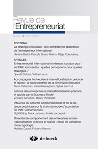 Jean-Pierre Boissin - Revue de l'Entrepreneuriat Volume 11/2012 N° 3 : .