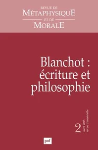 Blanchot : écriture et philosophie