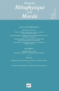 Kant contemporain