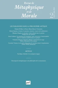 Les paradoxes dans la philosophie antique