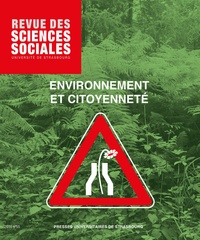 Laurence Granchamp et Sandrine Glatron - Revue des Sciences Sociales N° 55/2016 : Environnement et citoyenneté.