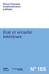Etat et sécurité intérieure