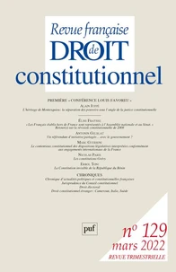 Première "Conférence Louis Favoreu"