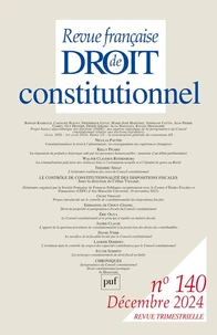 Le contrôle de constitutionnalité des dispositions fiscales
