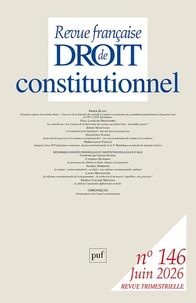 Revue française de Droit constitutionnel N° 146