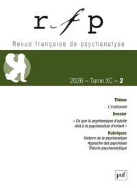 Revue Française de Psychanalyse N° 90, mai 2026