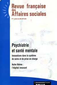 Revue française des Affaires sociales N° 1, janvier-mars 2004