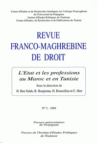 L'Etat et les professions au Maroc et en Tunisie
