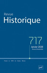 Revue historique N° 717, mars 2026
