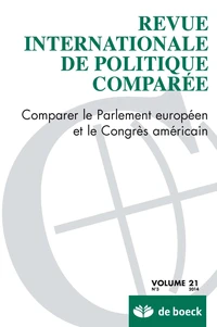 2014/3 comparer le parlement europeen et le congres ameri