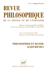 Philosopher en Russie aujourd'hui