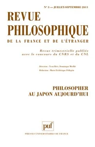 Philosopher au Japon aujourd'hui