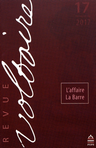Myrtille Méricam-Bourdet - Revue Voltaire N° 17/2017 : L'affaire La Barre.
