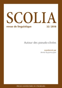 Autour des pseudo-clivées