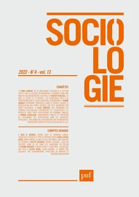 Sociologie N° 4 volume 13, hiver 2022