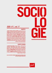 Sociologie Volume 17 N°1/2026
