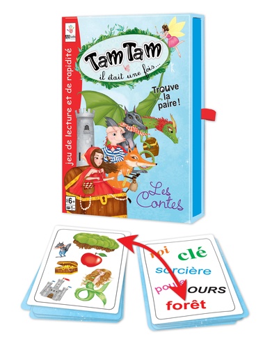 Tamtam, il était une fois les contes. Jeu de lecture et de rapidité. Jeu de lecture et de rapidité