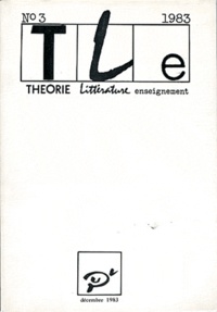  PU Vincennes - Théorie, littérature, enseignement N° 3 : Les différents horizons de la notion de réalisme.