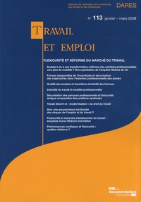  DARES - Travail et emploi N° 113, Janvier-Mars : Flexicurité et réforme du marché du travail.