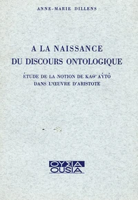 A la naissance du discours ontologique
