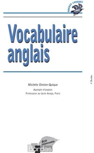 Vocabulaire anglais