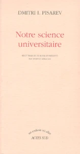 Notre science universitaire
