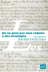 Dinah Ribard et Nicolas Schapira - On ne peut pas tout réduire à des stratégies - Pratiques d'écritures et trajectoires sociales.