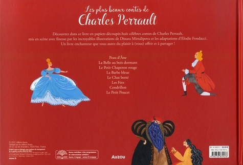 Les plus beaux contes de Charles Perrault. 8 magnifiques tableaux en papiers découpés !