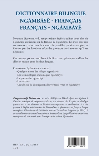 Dictionnaire bilingue ngàmbáye-français /  français- ngàmbáye