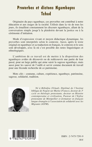 Proverbes et dictons Ngambayes - Tchad