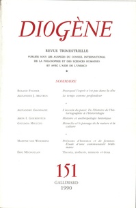  Gallimard - Diogène N° 151 : .